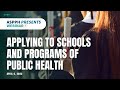 ASPPH Presents Webinar: Applying to Schools and Programs of Public Health