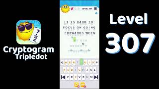 Cryptogram Tripledot Level 307 Answer | SolutionGuruji