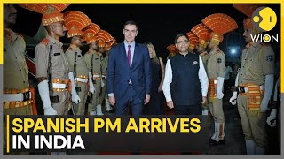 Spanish PM Pedro Sanchez Arrives In India, To Join PM Modi In A Roadshow | Latest News | WION