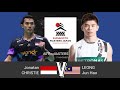 Leong Jun Hao (MAS) vs Jonatan Christie (INA) | SF | Men