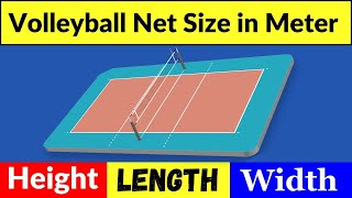 Volleyball Net Height | volleyball net measurement | volleyball net length | volleyball net size