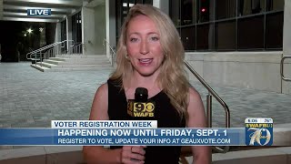 Opportunities to register to vote available in Baton Rouge