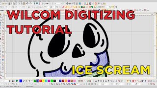 HOW TO DIGITIZE EMBROIDERY DESIGNS WILCOM DIGITIZING TUTORIAL #wilcomdigitizing #emboidery #tutorial