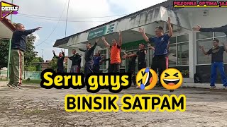 Serunya kegiatan Binsik Satpam