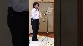 Rabaud：Solo de Concours ／ 中学生 12才 クラリネット ／ Clarinet：12 years old ／ ラボー：ソロ・ド・コンクール ／ 永田由奈 ／ 基礎 ／ 音階