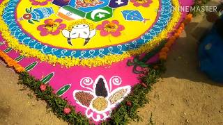 Abn state level Winners  rangoli 2019