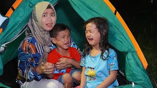 PERTAMA KALI CAMPING MALAM - 24 Jam Dalam Tenda | Salsa and family