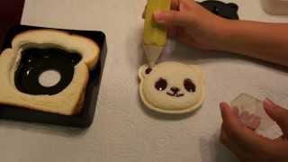 Panda Shaped Sandwich - DecoBento