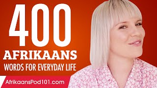 20 Afrikaans Words For Everyday Life Basic Vocabulary 1 Learn Afrikaans