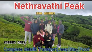 Nethravathi Peak Trek || Most Expensive View ||Reality check || Complete Details || Karnataka Treks