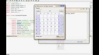 Making a Calendar using java