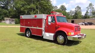 1993 International Navistar 4700 LP Fire Rescue Body Truck VN5931