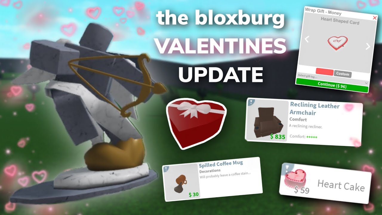 The Bloxburg Valentines Update Youtube