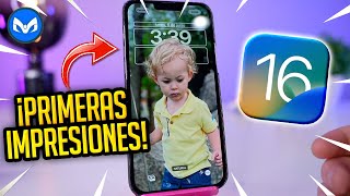 iOS 16 (IMPRESIONANTE) PRIMERAS IMPRESIONES!!!!!!!!