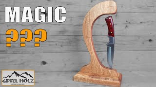 How to build a magic knife holder - Quick wood project - Magic Knife Holder