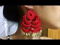 Dangling Summer Fashion Crochet Earrings |by Crafty Camille