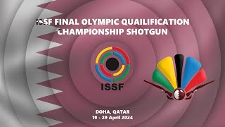 Trap Men Final - Doha (QAT) - ISSF Olympic Qualification Championship 2024