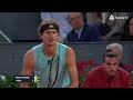 nadal battles alcaraz djokovic tsitsipas rublev play madrid 2022 quarter final highlights