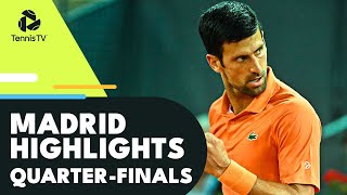 Nadal Battles Alcaraz; Djokovic, Tsitsipas, Rublev Play | Madrid 2022 Quarter-Final Highlights