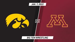 Select Matches: Minnesota at Iowa | Big Ten Wrestling | Jan. 7, 2022
