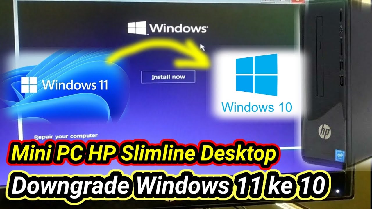 Cara Downgrade Windows 11 Ke Windows 10 Dengan Mudah - YouTube