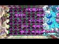 PVZ 1 Hybrid challenge：Dark purple starry sky shooter vs hybrid version 3 big BOSS