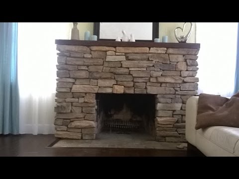 Cover Brick Fireplace With Stone Veneer