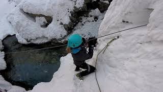 Winter Canyoning