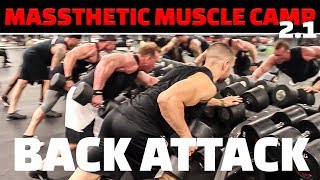 INTENSE Back Workout For WIDE LATS - Massthetic Muscle Camp