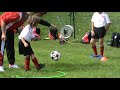 coordination training session ac milan academy cortina d ampezzo italy