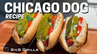 CHICAGO STYLE HOT DOG RECIPE - How To Make Authentic Chicago Hot Dogs at Home