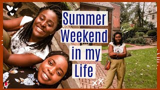 summer weekend in my life with my best friend  | exploring college town, afrobeats, dancing etc.