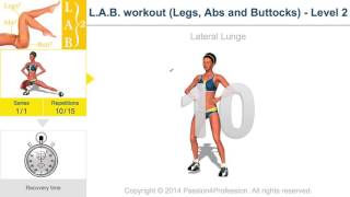L A B workout Legs, Abs and Buttocks Level 2