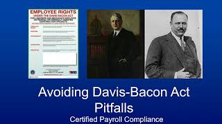 Avoiding Davis-Bacon Act Pitfalls