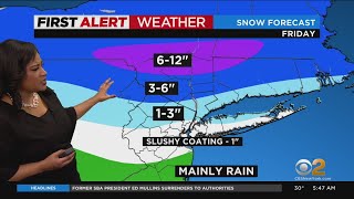 New York weather: Cold today, snow tomorrow