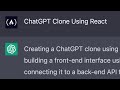 ChatGPT Clone – OpenAI API and React Tutorial