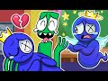 ''GoodBye'' BLUE 🎤 FNF Rainbow Friends Animation