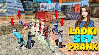 CS RANK NEW LADKI SET PRANK NO GUN USE BOOYAH कैसे करे TRICK - GARENA FREE FIRE