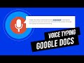 How to Voice Type in Google Docs | Speech to Text in Google Docs
