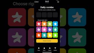Starsfi Daily Combo 1 November | daily combo for starsfi | Starsfi airdrop launch date | #starsfi