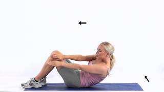 How to do an oblique crunch