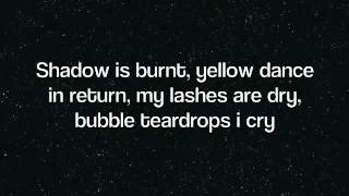Lady Gaga Paparazzi Lyrics on screen