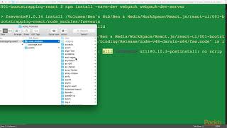 Setting up Webpack and WebPack Dev Server