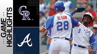 Rockies vs. Braves Game Highlights (6/17/23) | MLB Highlights