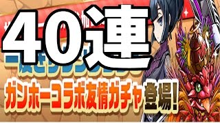 【パズドラ】ガンホーコラボ友情ガチャ40連引いてみた!