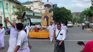 ၂၀၂၄ခုနှစ် မြောက်ရွာရပ်ကွက်မှ ကောဏဂုံဘုရားရှင်အားခမ်းနားစွာလှည့်လည်ပို့ဆောင်စဥ် 10.11.2024