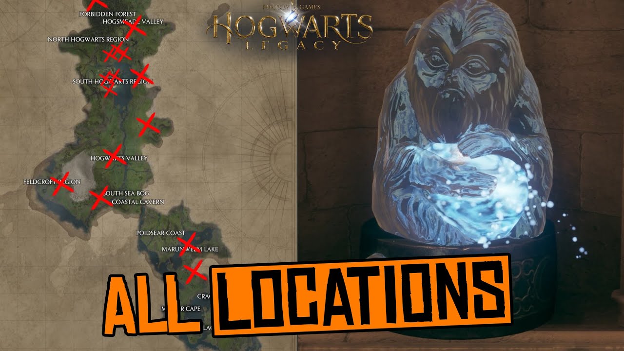 Hogwarts Legacy: All Demiguise Statue Locations (The Man Behind The ...