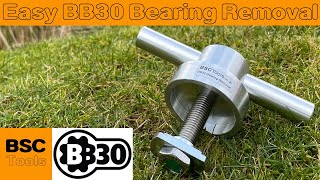 Easy BB30 Bearing Removal with BSCTools Pro BB30 Bearing Extractor Tool