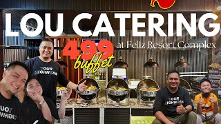 499-550 Buffet na sulit kay daghan og food choices og lamian ang mga sud-an sa Lou Catering buffet