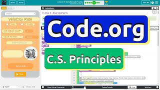 Code.org Lesson 7.5B Conditionals Practice | Answer Tutorial | Unit 4 CS Principles 2023
